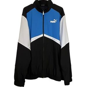 Puma Blue & Black Men’s Windbreaker Size XXL